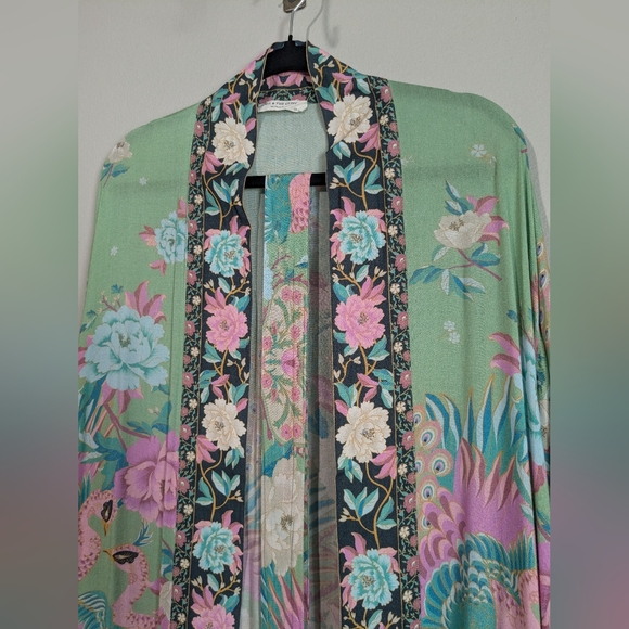 Spell Cloud Dancer Maxi Kimono OS